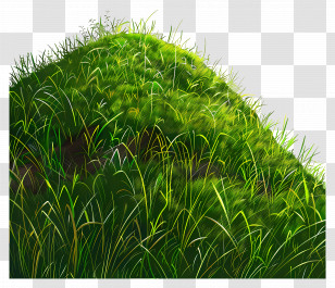 Grass Hill - Green Hill With Grass Transparent PNG