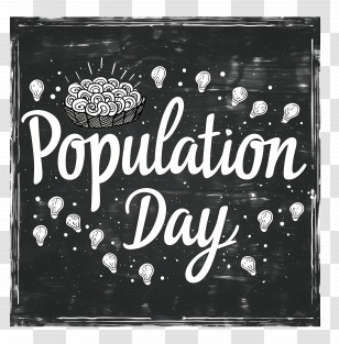 World Population Day - Population Day Celebration Transparent PNG