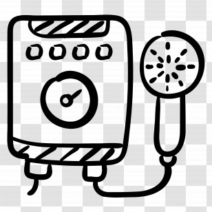 Water Heater - Bathroom Water Heater And Shower Transparent PNG
