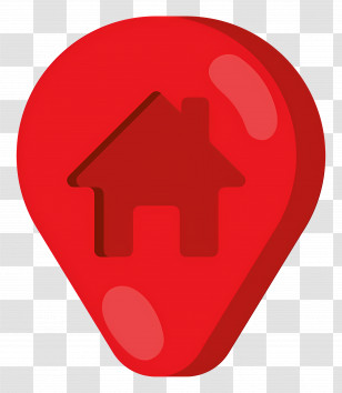 Location Icon - Red House Location Icon Transparent PNG