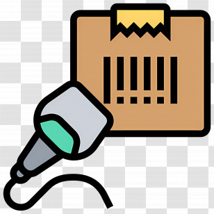 Barcode Reader - Barcode Scanner With Package Transparent PNG