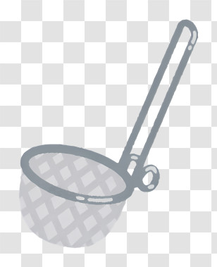 Kitchen Elements - Metal Skimmer Ladle Kitchen Tool Illustration Transparent PNG