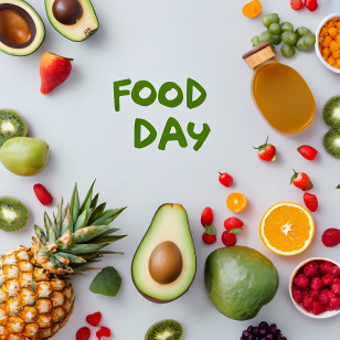 World Food Day - Fresh Avocados And Vibrant Fruits For Food Day Celebration Transparent PNG