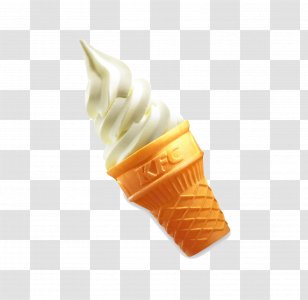 Ice Cream Cone KFC Sundae - Pizza - Cones Transparent PNG