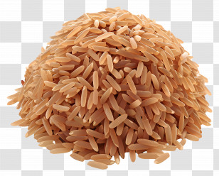 Brown Rice - Pile Of Brown Rice Transparent PNG