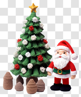 Santa Costume - Santa Claus And Christmas Tree Illustration Transparent PNG