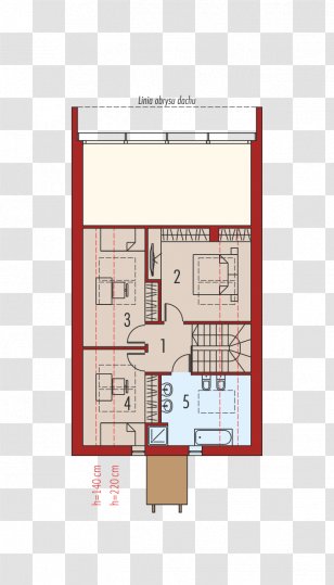 House Mansard Roof Floor Plan Living Room - Attic Transparent PNG