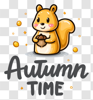 Minimalist Autumn Time Logo - Autumn Time Transparent PNG