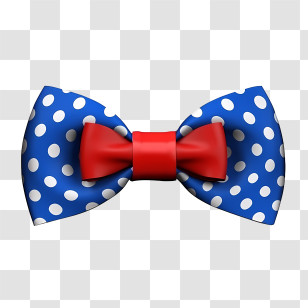 Bow Tie - Colorful Polka Dot Bow Tie Illustration Transparent PNG