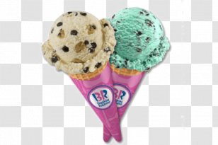 Ice Cream Cones Baskin-Robbins Food Scoops Transparent PNG