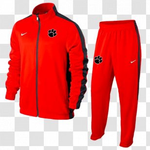 Tracksuit Nike Jacket Outerwear - Red - Suit Transparent PNG