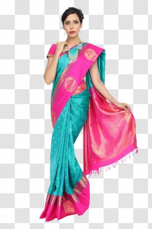 Kanchipuram Sari Kancheepuram Silk RmKV - Wedding - Saree Transparent PNG