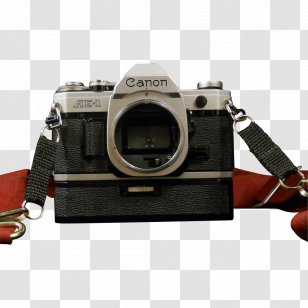 Digital SLR Canon AE-1 Program Camera Lens Single-lens Reflex - Strap Transparent PNG