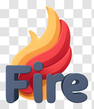 Fire Logo - Colorful Flame Fire Logo Transparent PNG