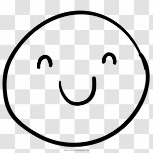 Smiley Happiness Drawing Face Emoticon - Line Art Transparent PNG