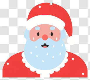 Santa Claus - Santa Claus In Red Hat Cartoon Illustration Transparent PNG