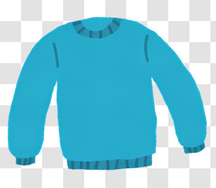 Man Sweater - Blue Sweater In Casual Knit Design Transparent PNG