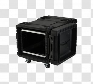 19-inch Rack Road Case Shock Mount Wheel - Maletas Transparent PNG