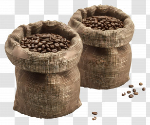 Coffee Beans - Bags Of Coffee Beans Transparent PNG