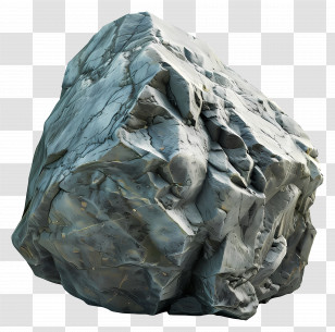 Big Stone - Large Grey Rock For Natural Decor Transparent PNG