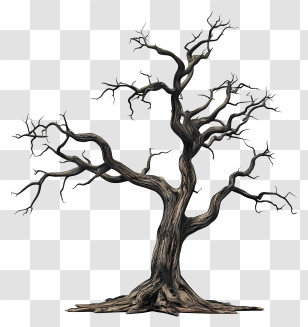 Dead Tree - Dead Tree Illustration Transparent PNG