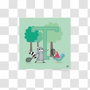 Letter Poster Green Word - KALAS Transparent PNG