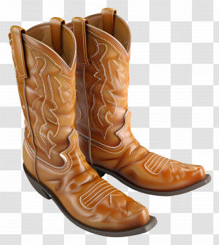 Cowgirl Boots - Stylish Cowboy Boot Transparent PNG