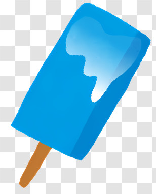 Sweets - Blue Popsicle For A Refreshing Summer Treat Transparent PNG