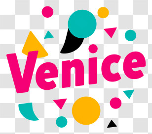 Venice - Venice Colorful Logo Transparent PNG