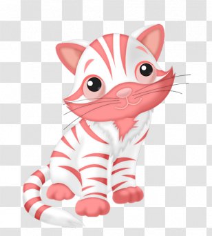 Clip Art Siamese Cat Illustration Image - Tail - Clipart Cute Pink Transparent PNG
