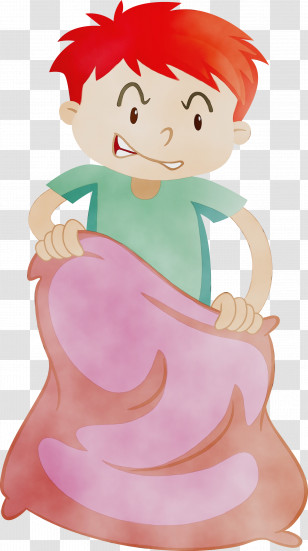 Pink M Figurine Transparent PNG