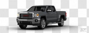 GMC 2018 Chevrolet Silverado 1500 Custom Tire Truck Bed Part - Pickup Transparent PNG