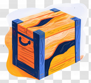 Cargo Wooden Box - Wooden Crate For Storage Transparent PNG