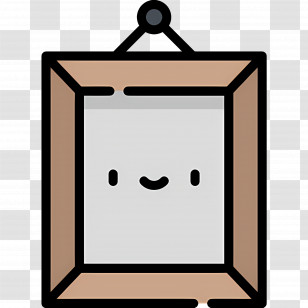 Photo Frame - Smiling Picture Frame Cartoon Transparent PNG