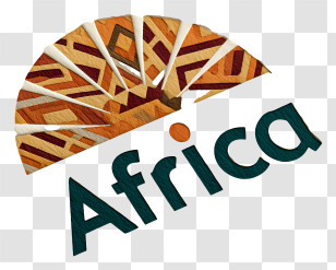 Africa Logo - Africa Sun Themed Logo Transparent PNG