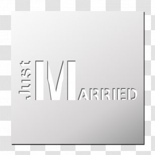 Stencil Text Birthday Logo - Plastic - Just Married Transparent PNG