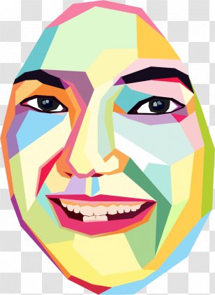 Visual Arts WPAP Poster Jalan Margo Basuki - Face - Blog Transparent PNG