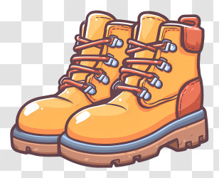 Hiking Boots Icon - Cartoon Hiking Boots Transparent PNG