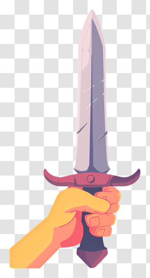 Sword - Hand Holding A Sword Transparent PNG