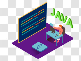 Javascript - Java Programming Illustration Transparent PNG
