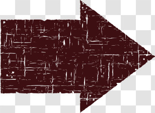 Dark Red - Brown Arrow Pointing Right For Direction Transparent PNG