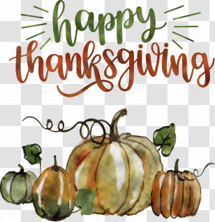 Happy Thanksgiving Transparent PNG
