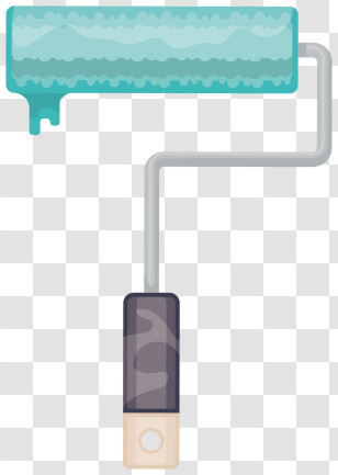 Roller Painting - Paint Roller Tool Illustration Transparent PNG