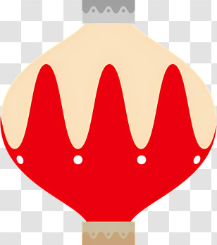 Large Ornament - Red Christmas Ornament Transparent PNG