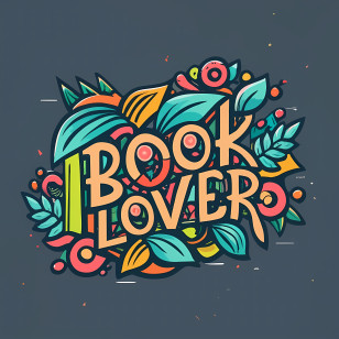 Book Lover - Colorful Book Lover Text With Leaves Transparent PNG
