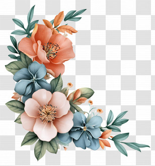 Wedding Flowers - Beautiful Floral Arrangement Design Transparent PNG
