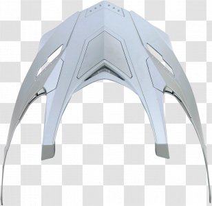 Motorcycle Helmets Visor Face Shield - Silver Edge Transparent PNG