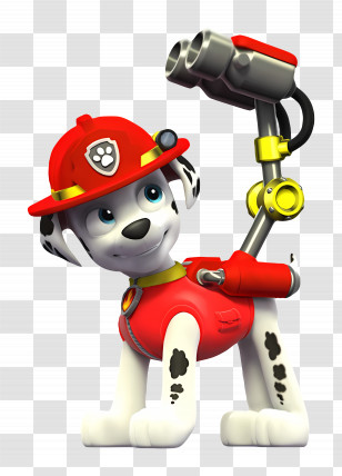 Paw Patrol - Firefighter Dog From Paw Patrol Transparent PNG