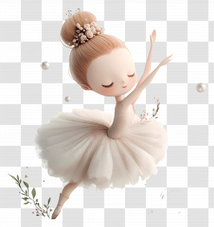 World Ballet Day - Ballet Dancer In White Dress Transparent PNG
