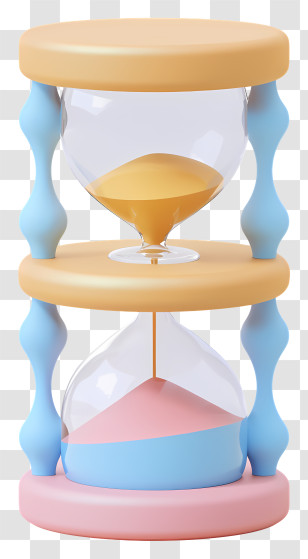 Hourglass - Colorful Hourglass Timer Transparent PNG